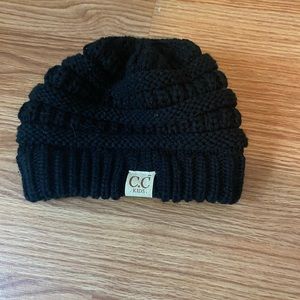 Black c.c beanie kids